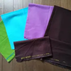 echino　エチノ　 無地綿麻生地 4色セット