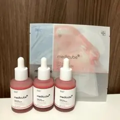 3本⭐︎マスクオマケ付き⭐︎メディキューブPDRN　ピンクペプチドセラム