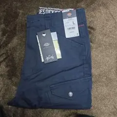 Dickies D-2885 ストレッチカーゴパンツ L ネイビー