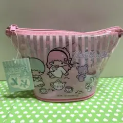 リトルツインスターズ★ビニールポーチ キキララ 2009年製　マルチケース　台形