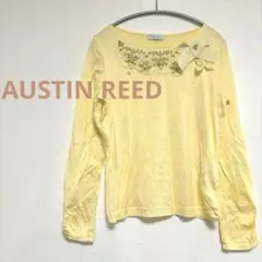 ★オースチンリードAUSTIN REEDイエロービジュー付トップスレディース40のサムネイル