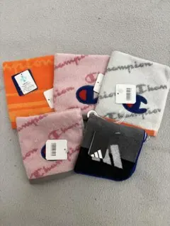 新品未使用‼️ Champion×4・adidasハンカチ