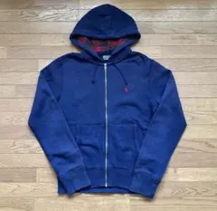Polo Ralph Lauren ネイビー フルジップパーカー S 90s
