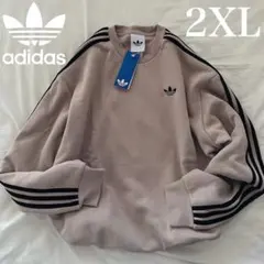 海外限定2XL⭐️adidasオーバーサイズ クルーネック スウェット michi