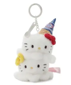 サンリオハウス HELLO ICE CREAM SHOP ぬいぐるみチャーム 白