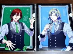 ココス × うた☆プリ コラボ 【寿 嶺二・カミュ】 クリアファイル 2枚セット