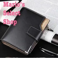 セール　 大人気 メンズ 二つ折り財布 レザー 皮 お洒落 小銭入れ 大容量