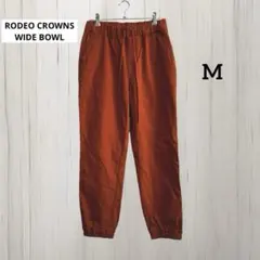 8j134 ロデオクラウンズ ワイドボウル JOGパンツ オレンジ