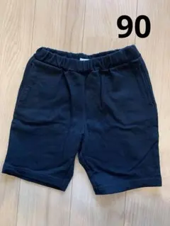 美品　プティマイン　andD 半ズボン　黒　90