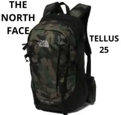 美品THE NORTH FACE TELLUS 25 迷彩バックパック カモフラ