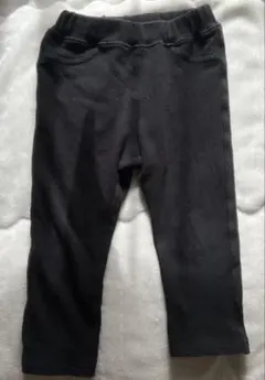 ブラックパンツ サイズ90 黒　ロングパンツ　ストレートパンツ　ストレッチ素材