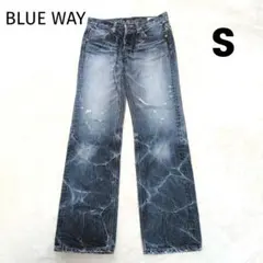BLUE WAY / ブルーウェイ　et デニム ストレート　S 日本製のサムネイル