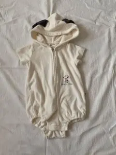 フード付きロンパース 70サイズ(70-80)