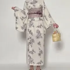 GRL グレイル　3点セット2Way花柄セパレート浴衣[gi1405]