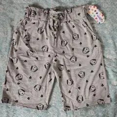新品レディースL スヌーピー顔総柄ショートパンツ 半ズボンのサムネイル