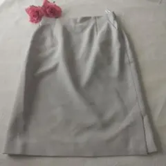 THE SUIT COMPANY 膝丈スカート 36 ライトグレー