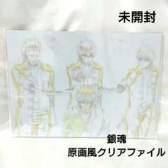 銀魂 映画 完結篇 原画風 クリアファイル 真選組　未開封