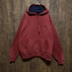 Champion プルオーバー　パーカー　ボロ　グランジ　フェード　2df053