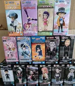 【NARUTO・鬼滅の刃等】ワールドコレクタブルフィギュア 15体セット