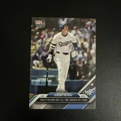 2024 topps now 大谷翔平 MLB通算176号で日本人最多本塁打達成