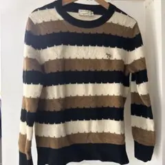 MAISON KITSUNE ストライプニットセーターのサムネイル