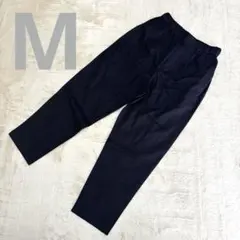 【スタジオクリップ】極美品 リネンコットン イージーパンツ M 涼感 紺