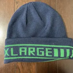 XLARGE ニット帽 L ネイビー