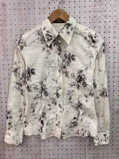 ロマンティック TORNADO MART FEMME 日本製 古着 花柄シャツのサムネイル