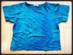 未着用・美品　チャイハネ yul アシッドウォッシュ　tシャツ　ブルーのサムネイル