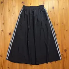 【美品】MICALLE/ラインスカート/ナイロン/ウエストゴムのサムネイル
