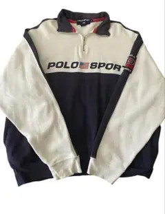 【レア】POLO SPORTハーフジップ トレーナー XL