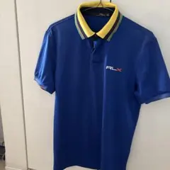 RLX 青 ポロシャツ Mサイズ