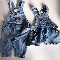 ベビー キッズ サロペット デニム ミニーちゃん ディズニー GAP 80