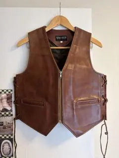超美品】VANSON(バンソン) レザーベスト VZL - メルカリ