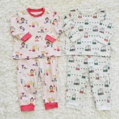 【UNIQLO ユニクロ】ディズニー　プリンセス　ミッフィー　長袖パジャマ　90