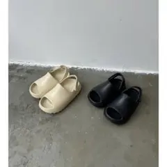 chaisy kids rubber sandals アイボリー 15cm