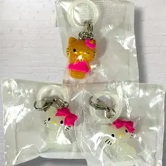 サンリオ めじるしアクセサリー 日焼けキティ＆チャーミーキティ 3点Ａセット