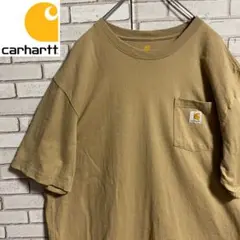 90s 古着 カーハート ロゴタグ ポケットT ビッグシルエット ゆるだぼ