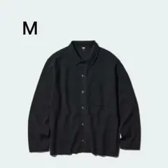【新品未使用】UNIQLO ミラノリブシャツカーディガン M