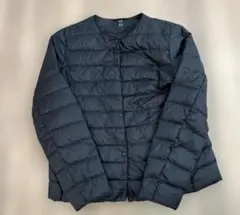 UNIQLO ウルトラライトダウン　インナーダウン　ノーカラー　黒　サイズL