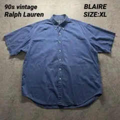90s Ralph Lauren XL BLAIRE シャツ　グッドフェード