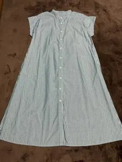 【美品】GLOBAL WORK 半袖シャツワンピース