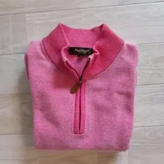 Paul Stuart ピンク ハーフジップ セーター　マクレガーシンプルライフ