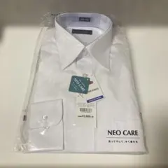 NEO CARE 長袖シャツ 38-82 TOPVALU 未使用 白　形態安定