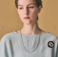 アガット　シルバーネックレスチェーン（60センチ）