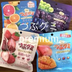 ◎春日井製菓◎つぶグミ プレミアム マンゴー／いちご／ぶどう／柑橘　4種類のサムネイル
