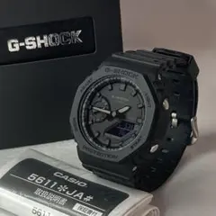 美品 カシオ G-SHOCK GA-2100-1A1JF オールブラック 箱付きのサムネイル