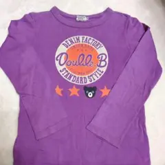 Double.B 紫 長袖Tシャツ