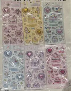 サンリオ　キラキラジュエルシール　6種セット