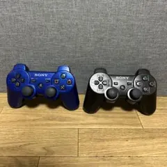 ト*ン様 PS3 コントローラー 青 黒 2個セット
